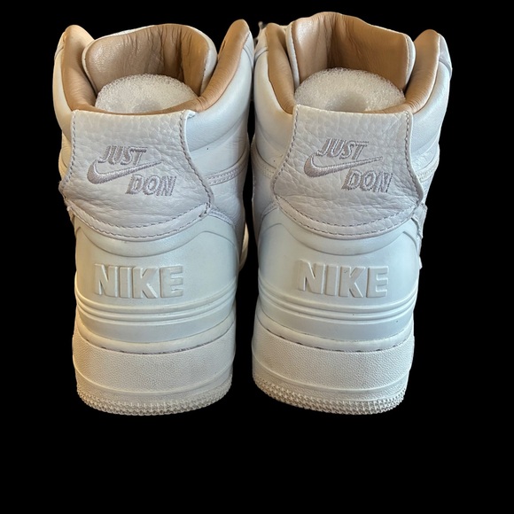 Nike Air Force 1 High Just Don AF100 Size 11 White Croc Swoosh - Picture 8 of 10